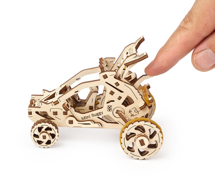 Ugears - Mini Buggy - Byggsats i trä