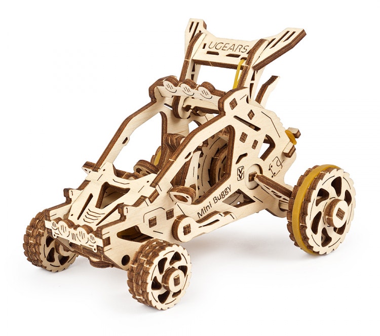 Ugears - Mini Buggy - Byggsats i trä