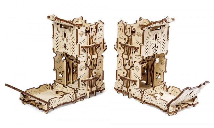 Ugears - Modular Dice Tower | Byggsats i trä