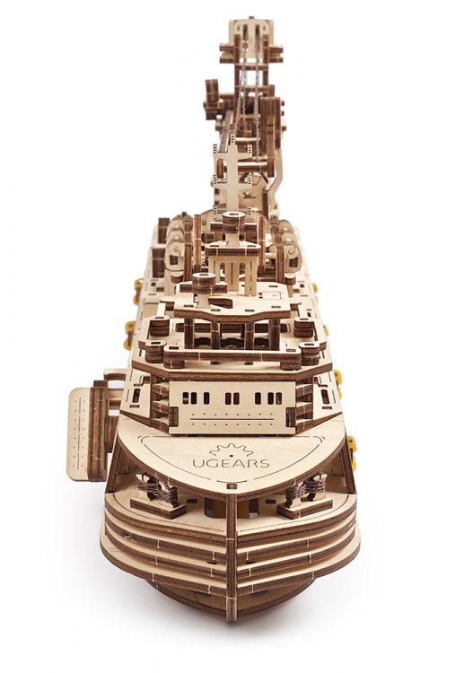 Ugears - Research Vessel | Byggsats i trä