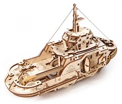 Ugears - Bogserbåt - Byggsats i trä