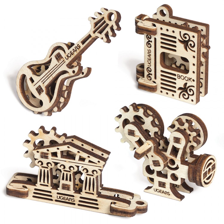 Ugears - U-Fidget Creation - Fidget - Byggsats i trä - Ukraina