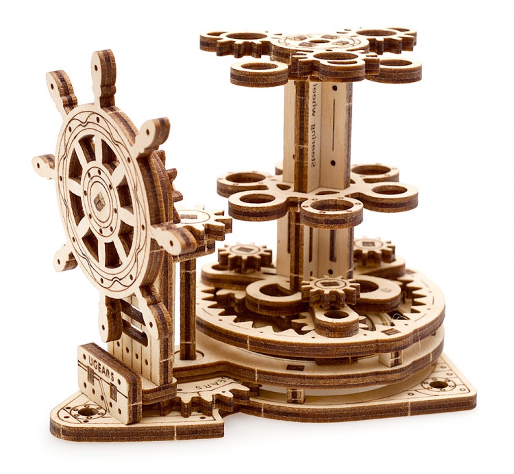 Ugears - Wheel Organizer - Byggsats i trä