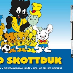 Bamse Fotbollsmål med Skottduk