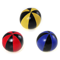 Acrobat - Jongleringsbollar - Gul, Blå & Röd - Mått: cirka 6,3cm