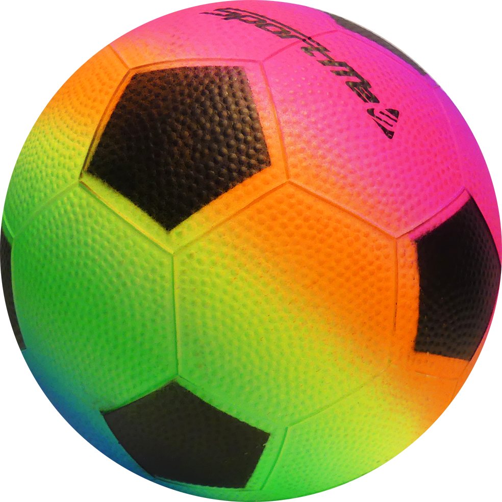 Regnbågsboll Fotboll Stor, Plast
