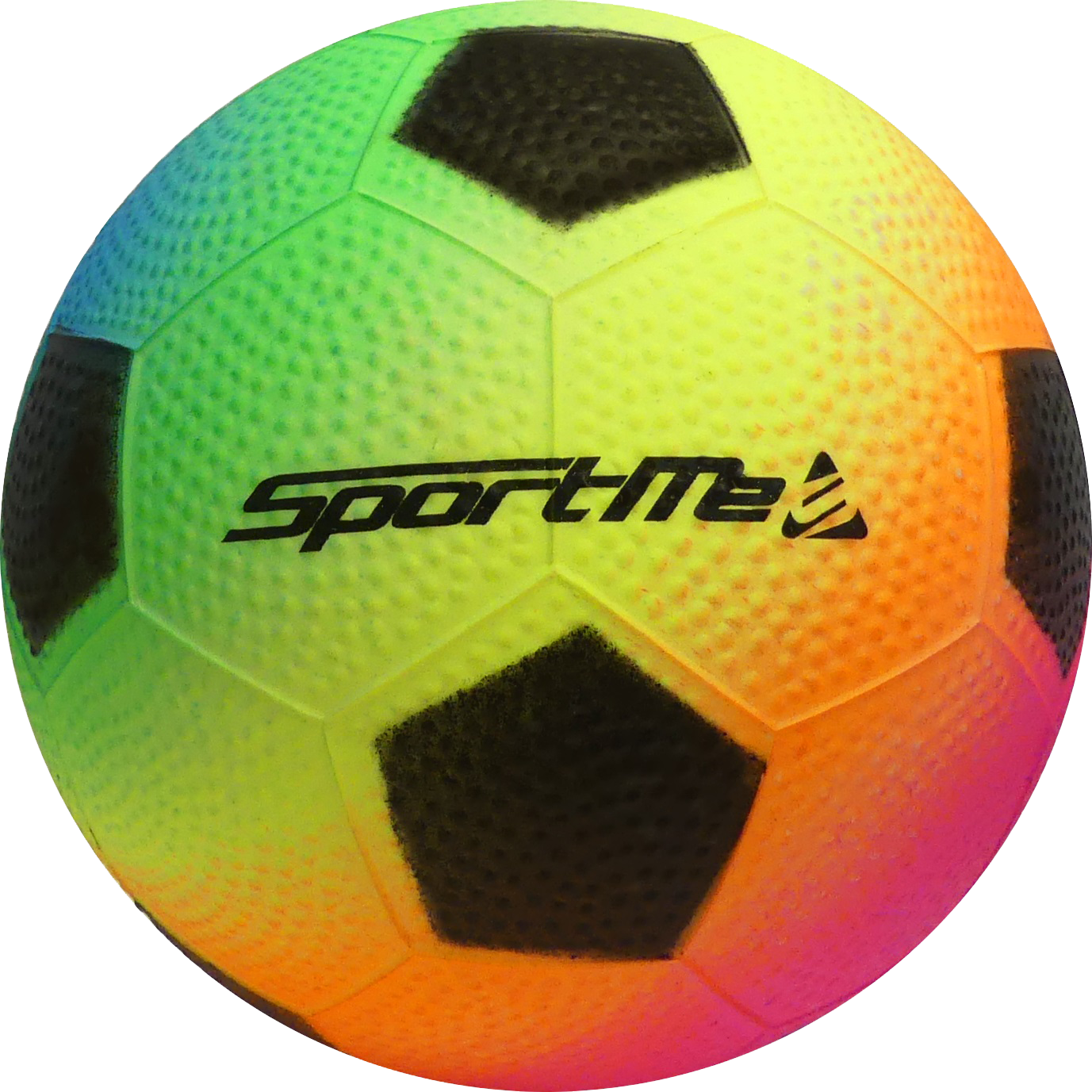 SportMe Regnbågsboll Fotboll Stor, Plast