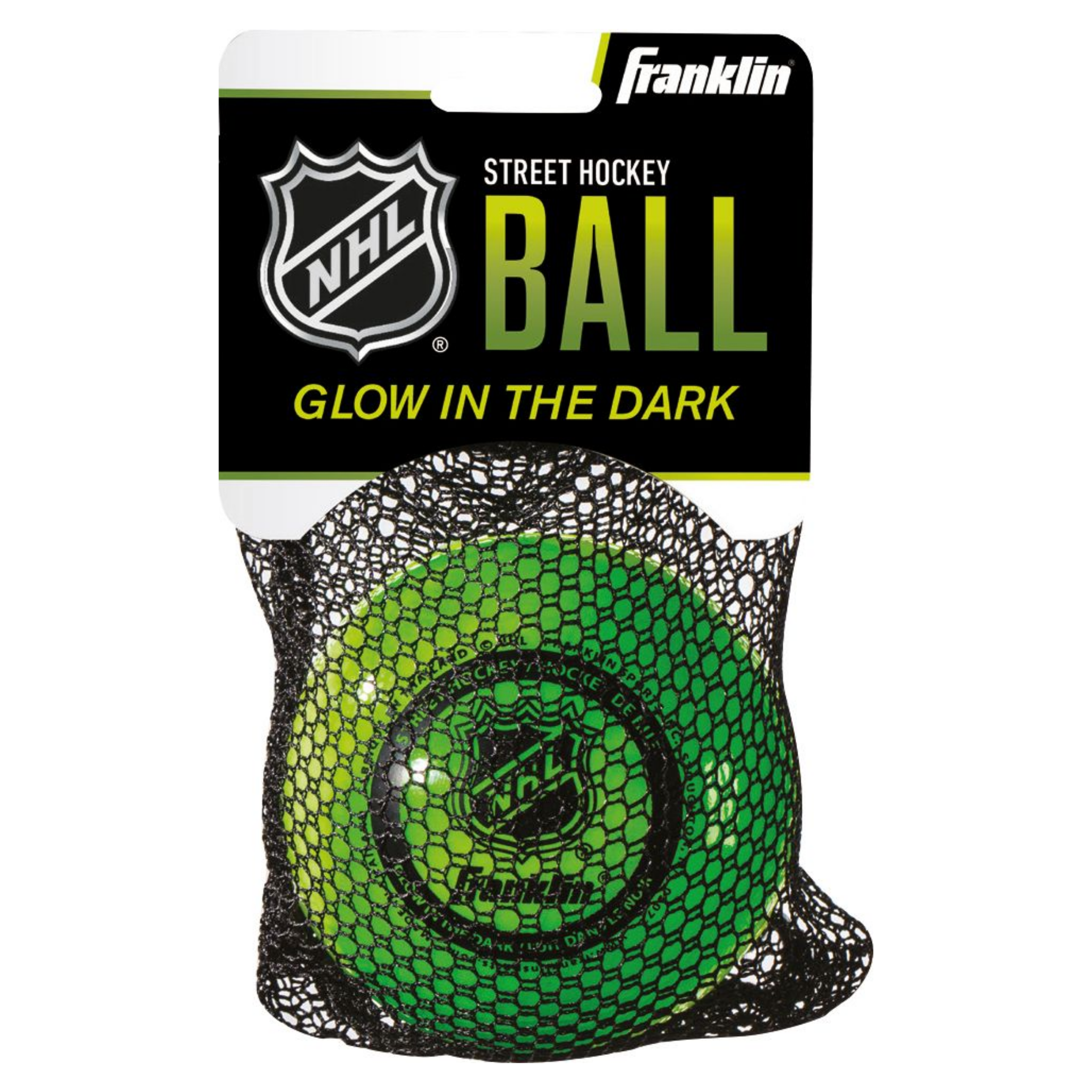 NHL Glow in the Dark, Street Hockey Boll i förpackning