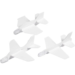 Kreativt Flygplans-set (3pack)