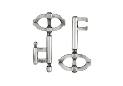 Huzzle - Cast Key II - Knep & knåp kluring i metall - Nivå: Easy