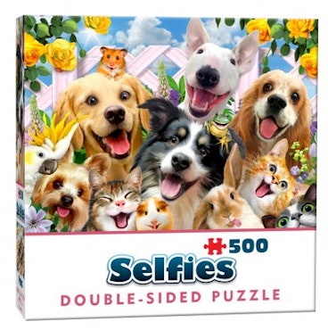 Cheatwell - Selfie Buddies - Dubbelsidigt pussel - 500 Bitar