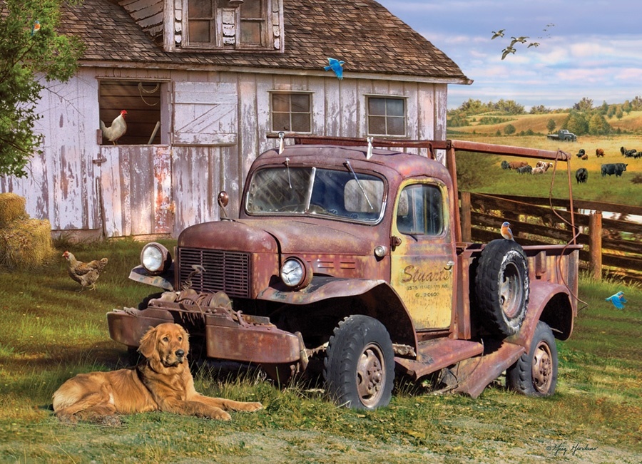 Vintage Pussel - Summer Truck, 1000 Bitar