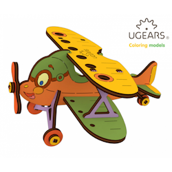 Flygplan dubbeldäckare – Byggsats i trä