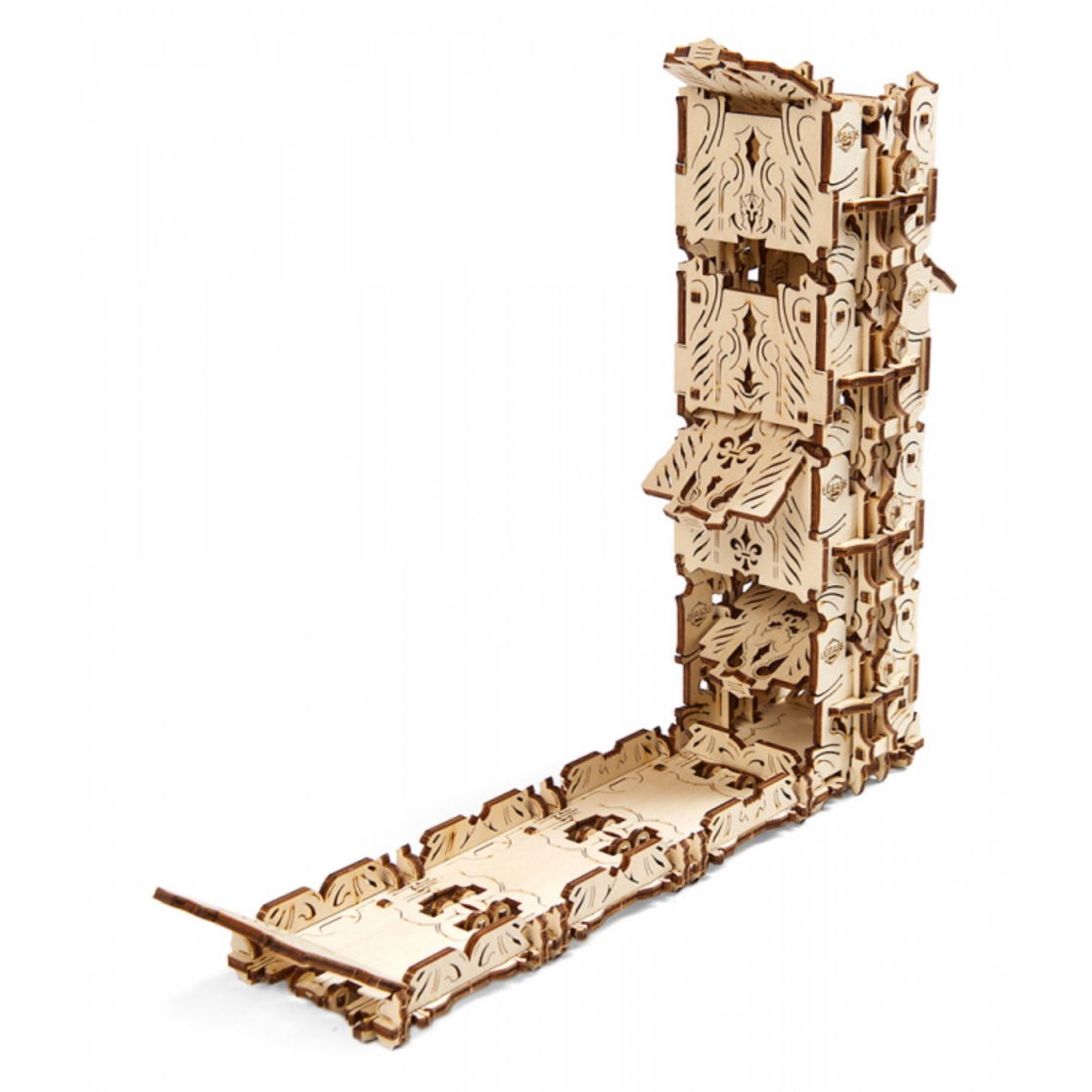 Modular Dice Tower - Byggsats i trä