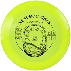 Westside Discs - VIP Destiny Yellow - Distance Driver - Discgolf