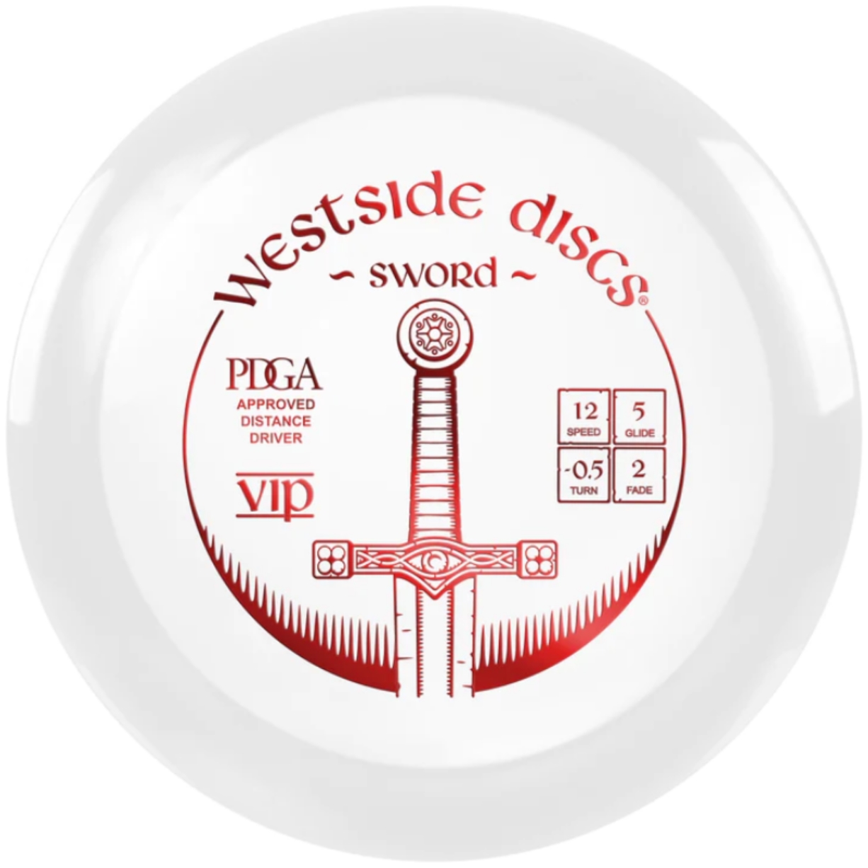 Westside Discs – VIP Sword White (Distance Driver) | Discgolf