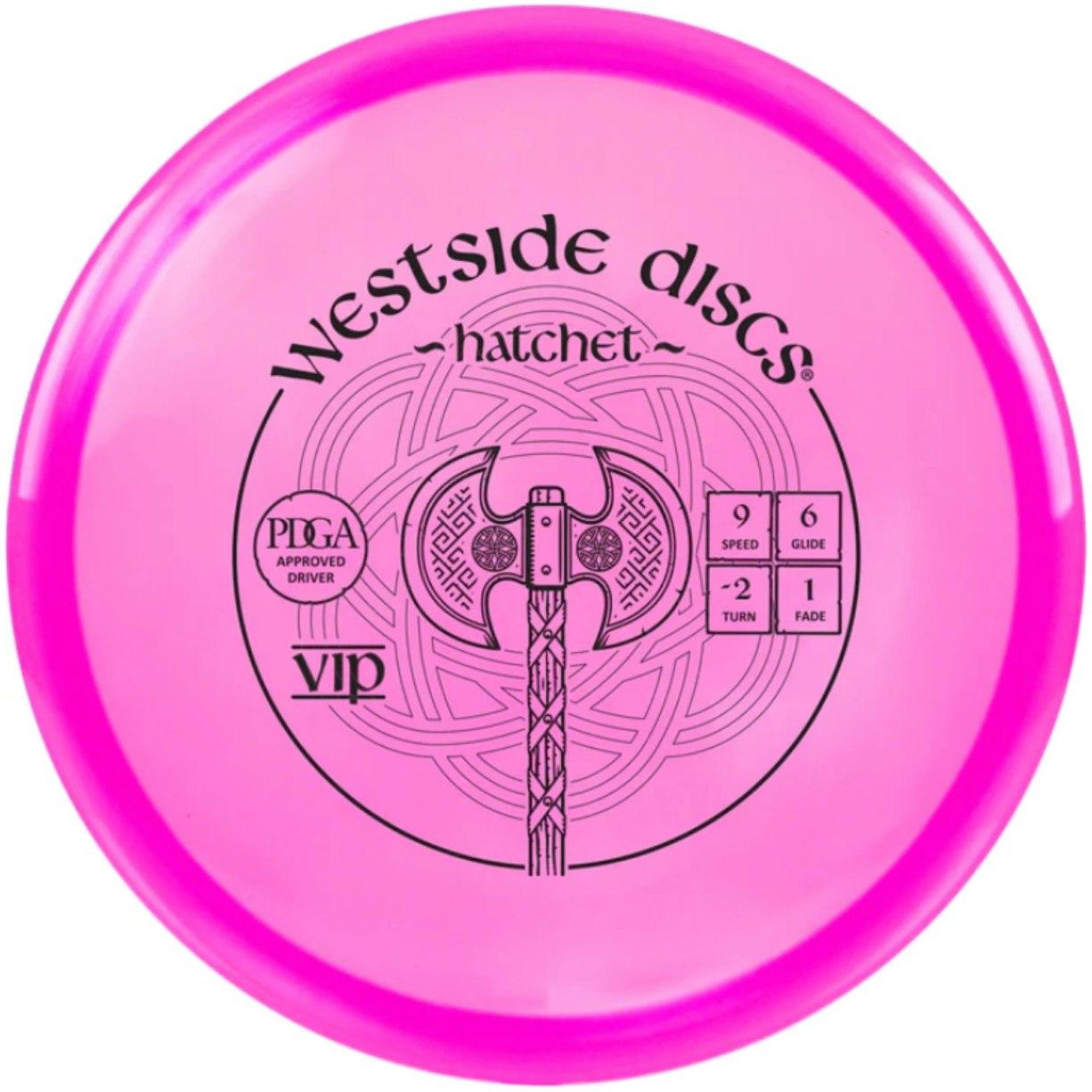 Westside Discs – VIP Hatchet Pink (Control Driver) | Discgolf