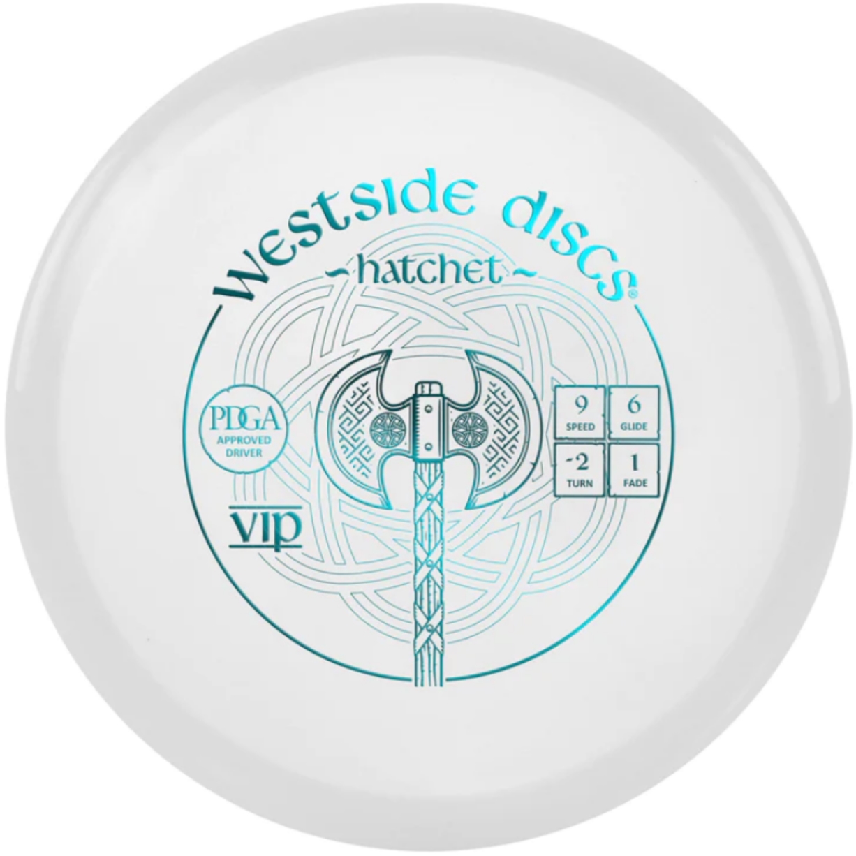 Westside Discs – VIP Hatchet White (Control Driver) | Discgolf