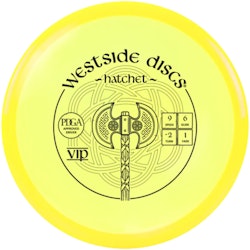 Westside Discs – VIP Hatchet Yellow | Control Driver | Discgolf