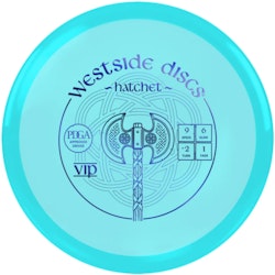 Westside Discs - VIP Hatchet Turquoise - Control Driver - Discgolf