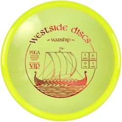 Westside Discs – VIP Warship Yellow | Midrange | Discgolf