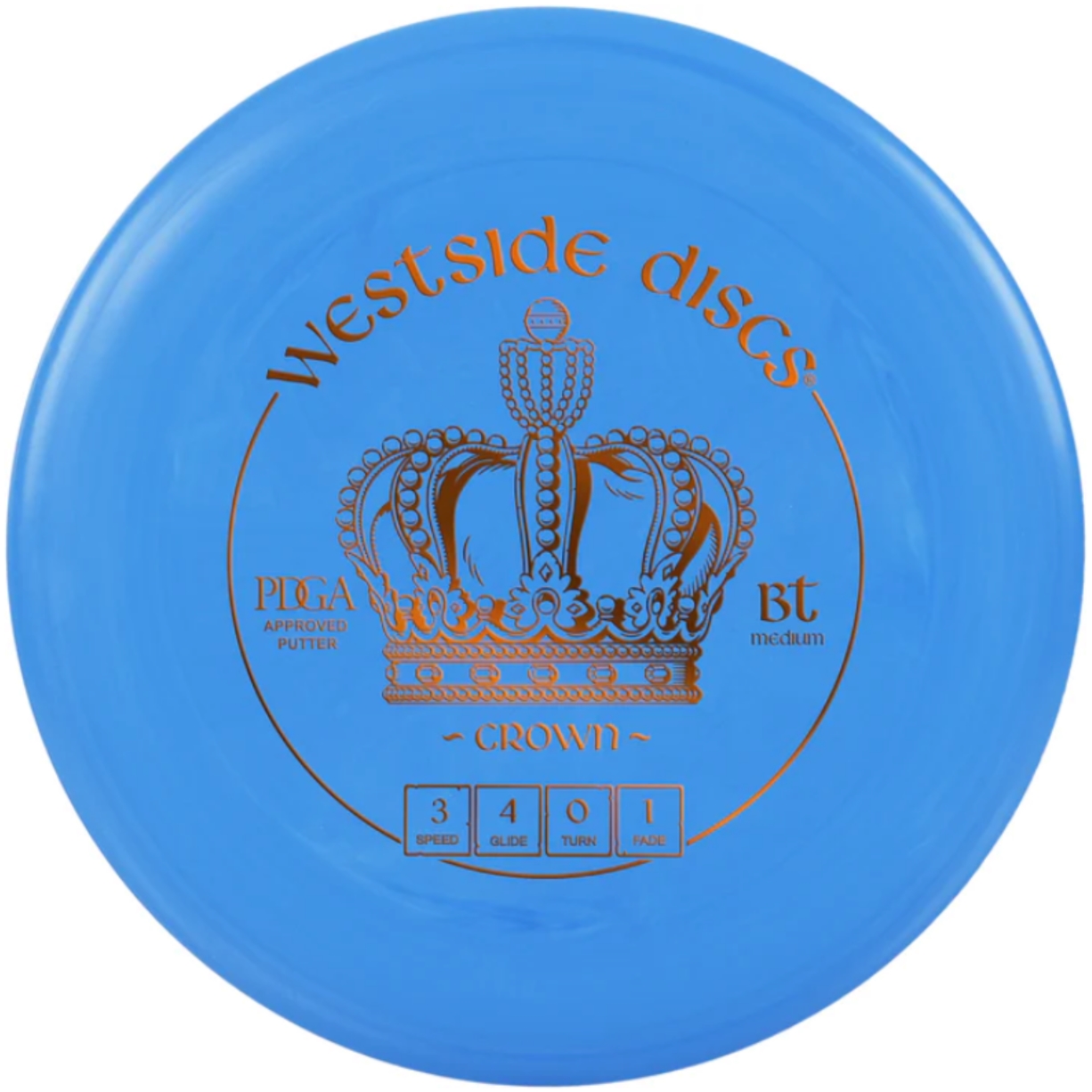 Westside Discs – BT Crown Blue (Putter) | Discgolf