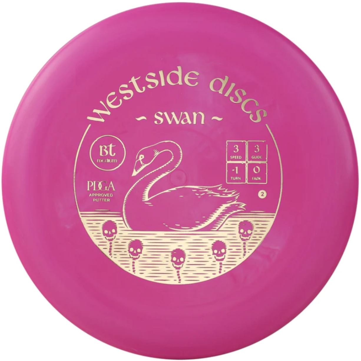 Discgolf - Westside Discs – BT Medium Swan Pink | Putter | Discgolf