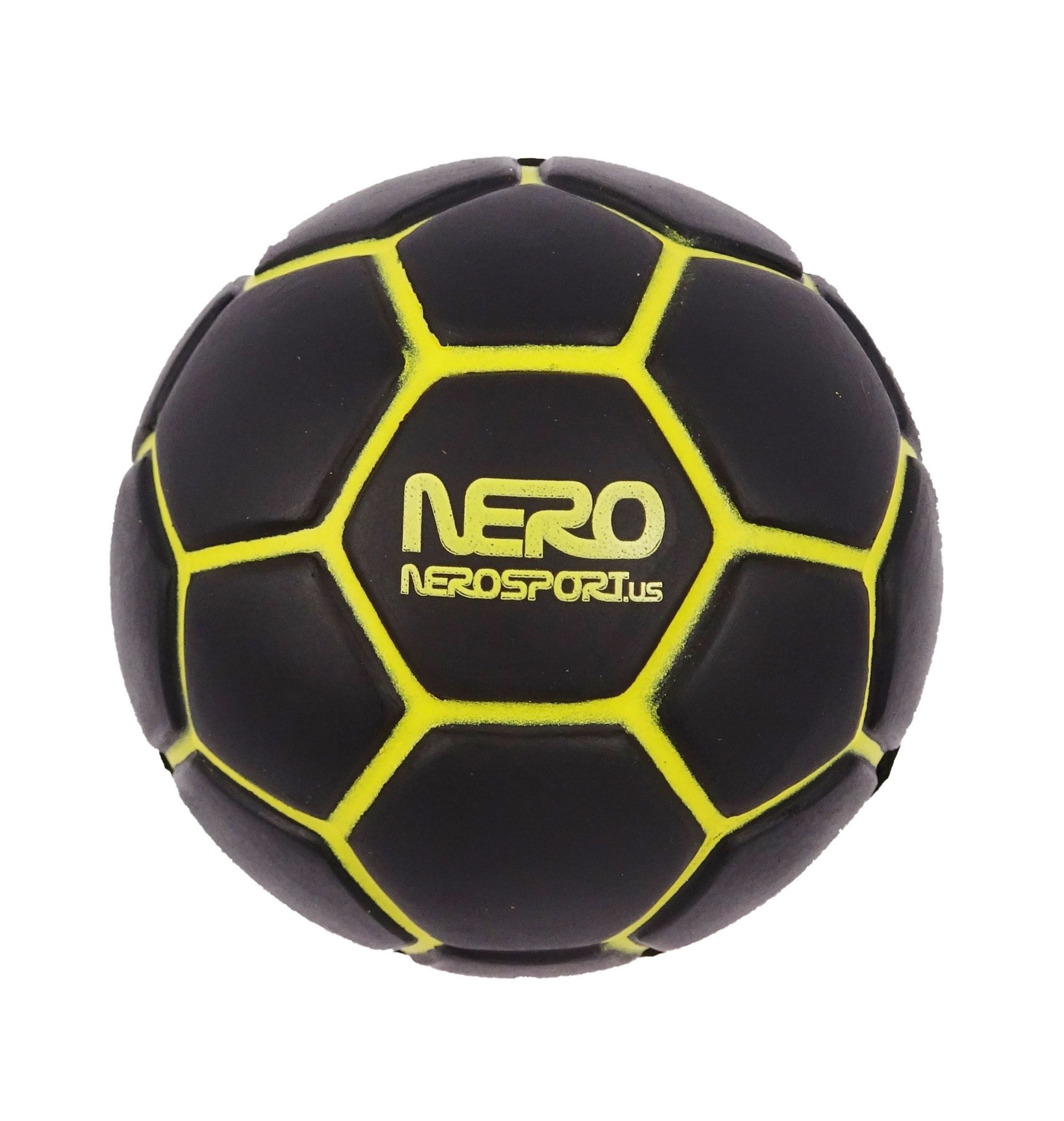 Nero Sport - Goal Black & Yellow | Studsboll | 6,8cm | Mjuk & lätt!