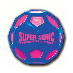 Nero Sport – Super Sonic Blue & Pink | Studsboll | 5cm | Oberäknelig studs | Mjuk & lätt!