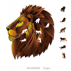 Pussel – Rainbowooden Puzzles | Lion