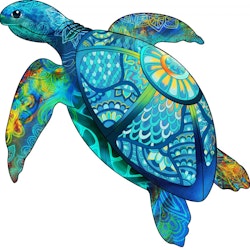 Pussel – Rainbowooden Puzzles | Sea Turtle