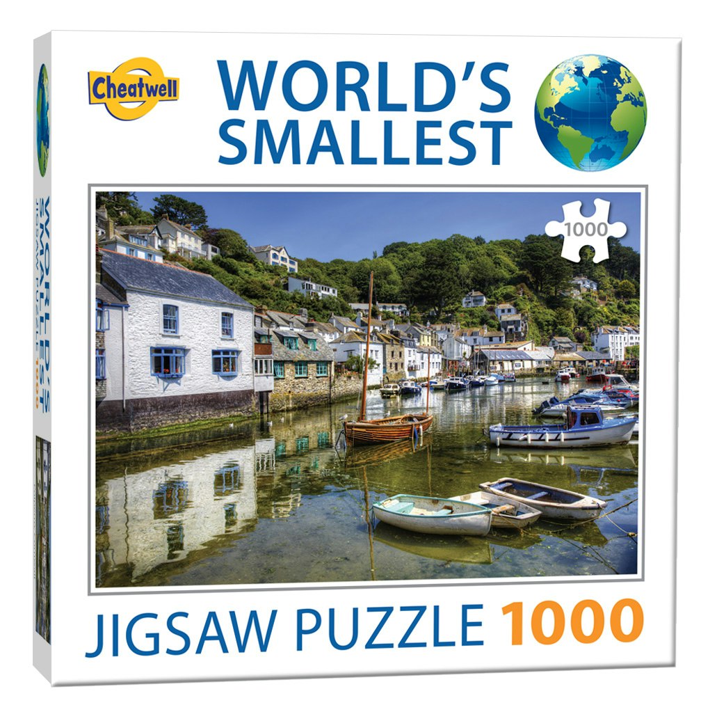 Cheatwell – Polperro, Cornwall, England | pussel 1000 bitar | Mini pussel - Förpackning