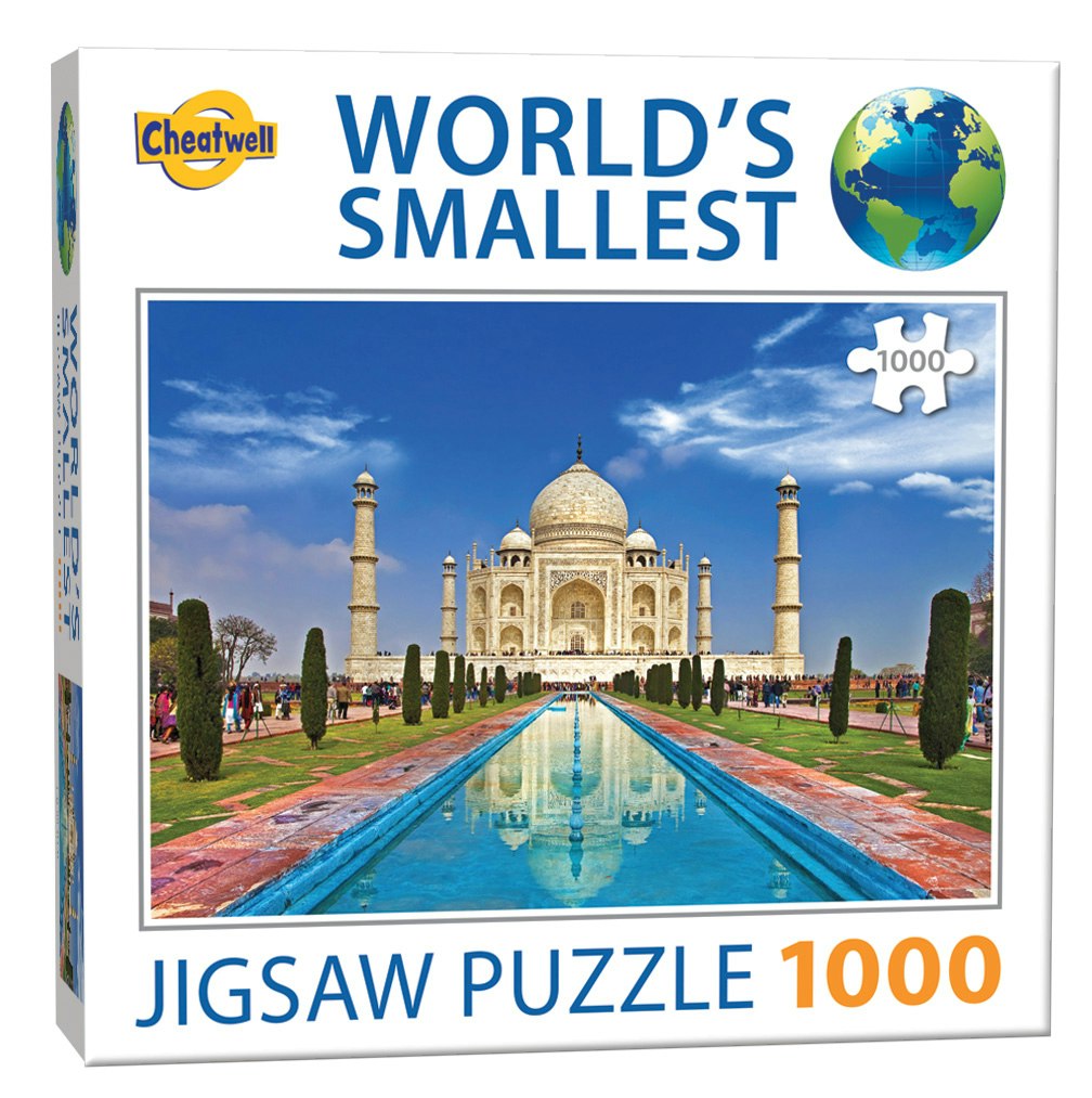 Cheatwell – Taj Mahal, Indien | pussel 1000 bitar | Mini pussel