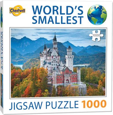 Cheatwell - Neuschwanstein, Tyskland - Pussel 1000 bitar - Mini pussel