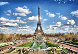 Cheatwell - Eiffeltornet, Paris - Pussel 1000 bitar - Mini pussel
