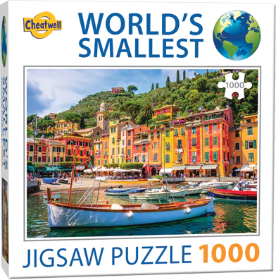Cheatwell - Portofino, Italien - Pussel 1000 bitar - Mini pussel