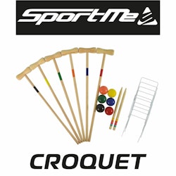 SportMe - Krocket set - 6 personer