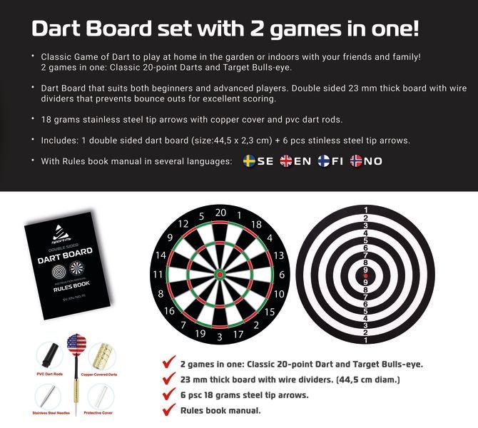 SportMe Dartboard Avancerad