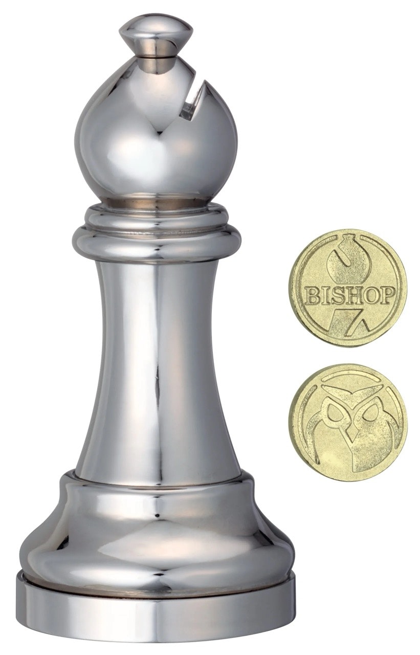 Chess Puzzle - Silver Bishop - Cast Puzzle - Kluring