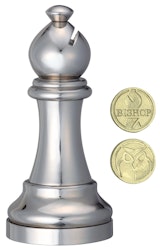Chess Puzzle - Silver Bishop - Cast Puzzle - Kluring