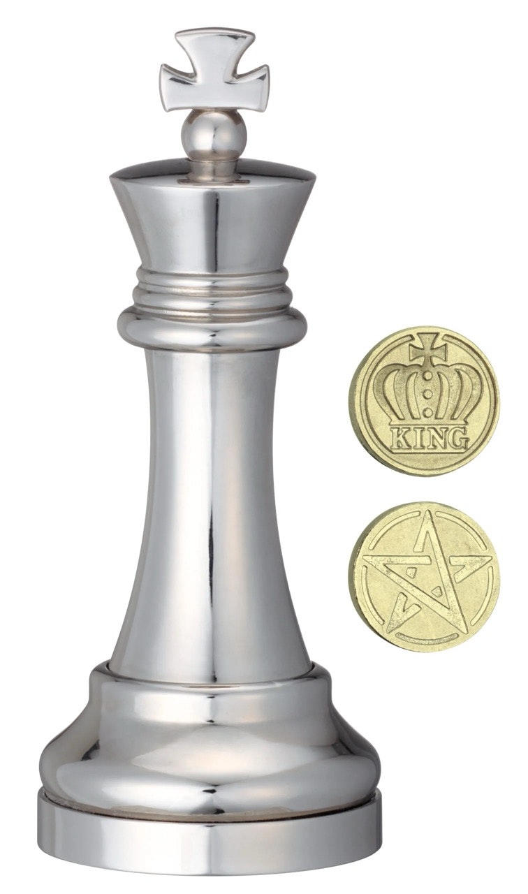 Chess Puzzle - Silver King - Cast Puzzle - Kluring