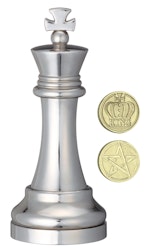 Chess Puzzle - Silver King - Cast Puzzle - Kluring
