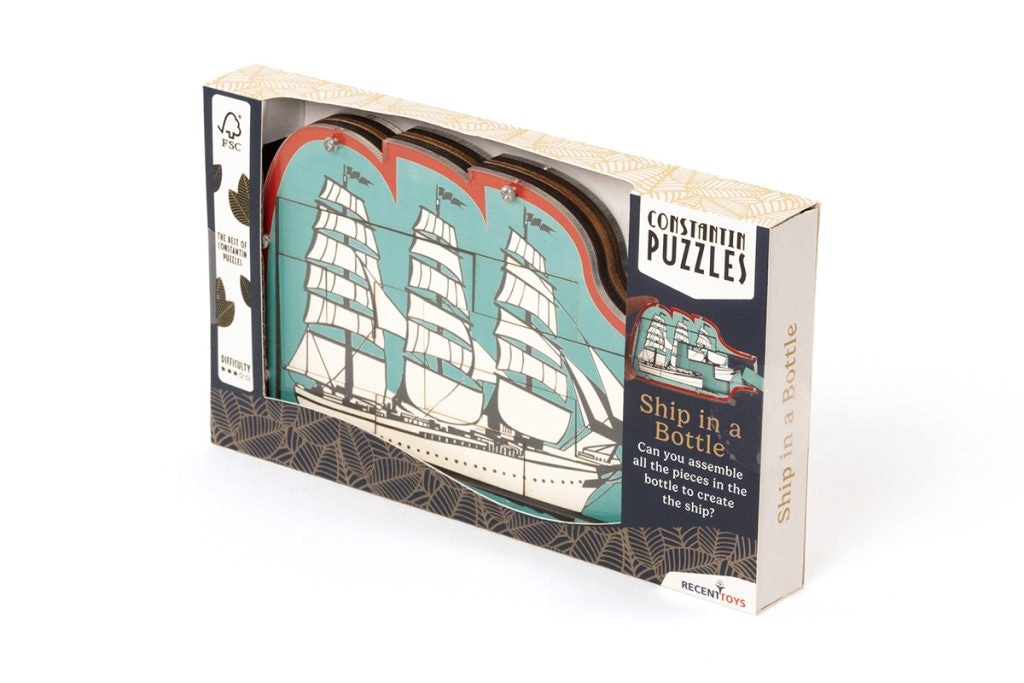 Recent Toys - Ship in an Bottle - Flask-kluring