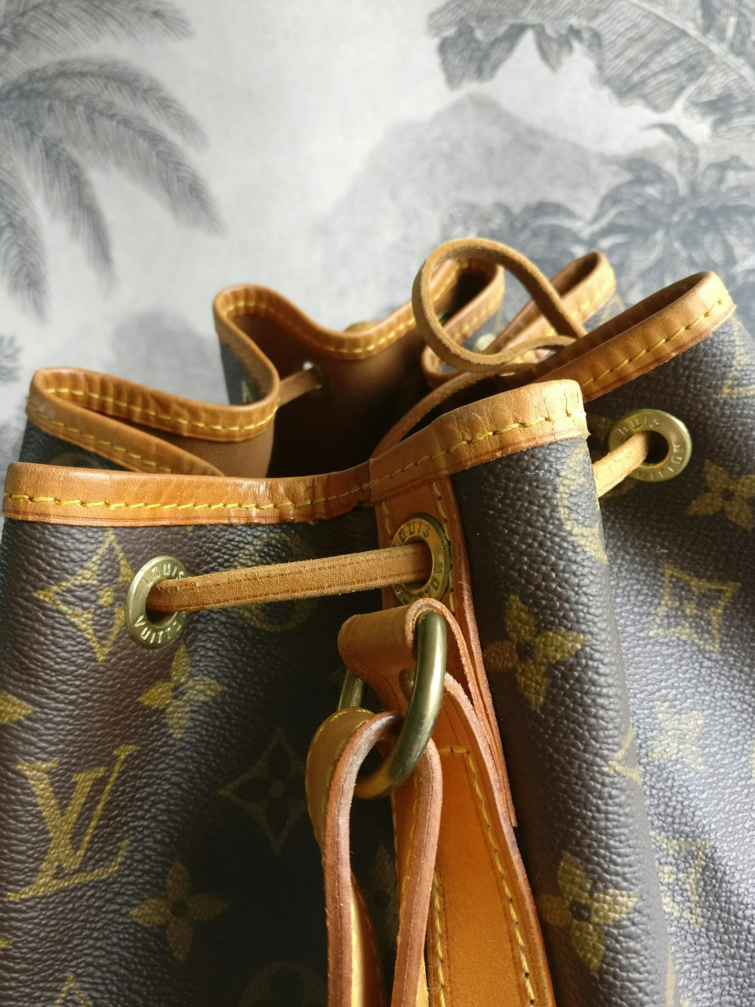 Noe Louis Vuitton Bag Noé GM Grande Monogram Brown Gold hardware Leather  Cotton ref.446973 - Joli Closet