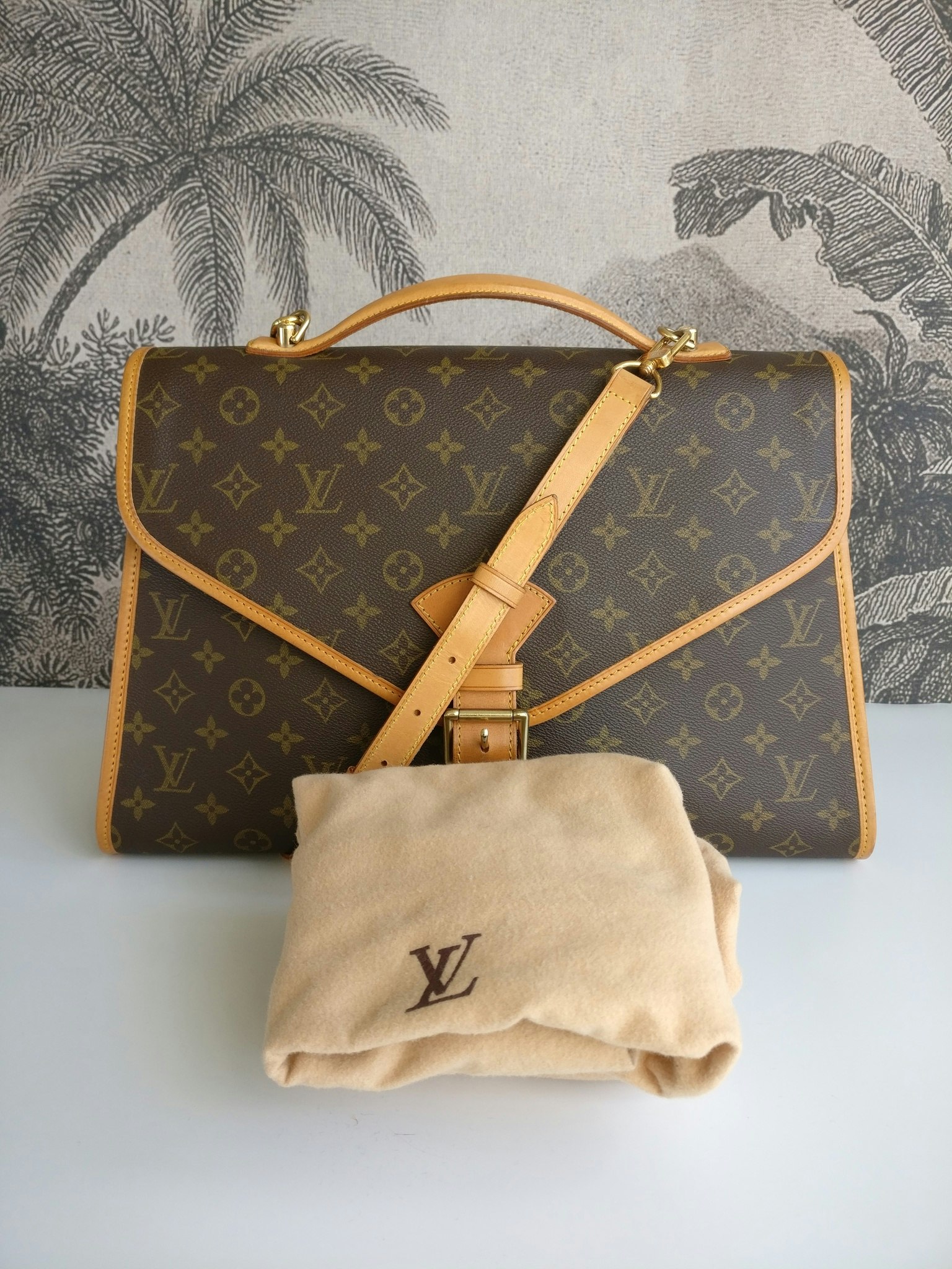 Louis Vuitton Bel Air Beverly Bags Brown Leather ref.618460 - Joli