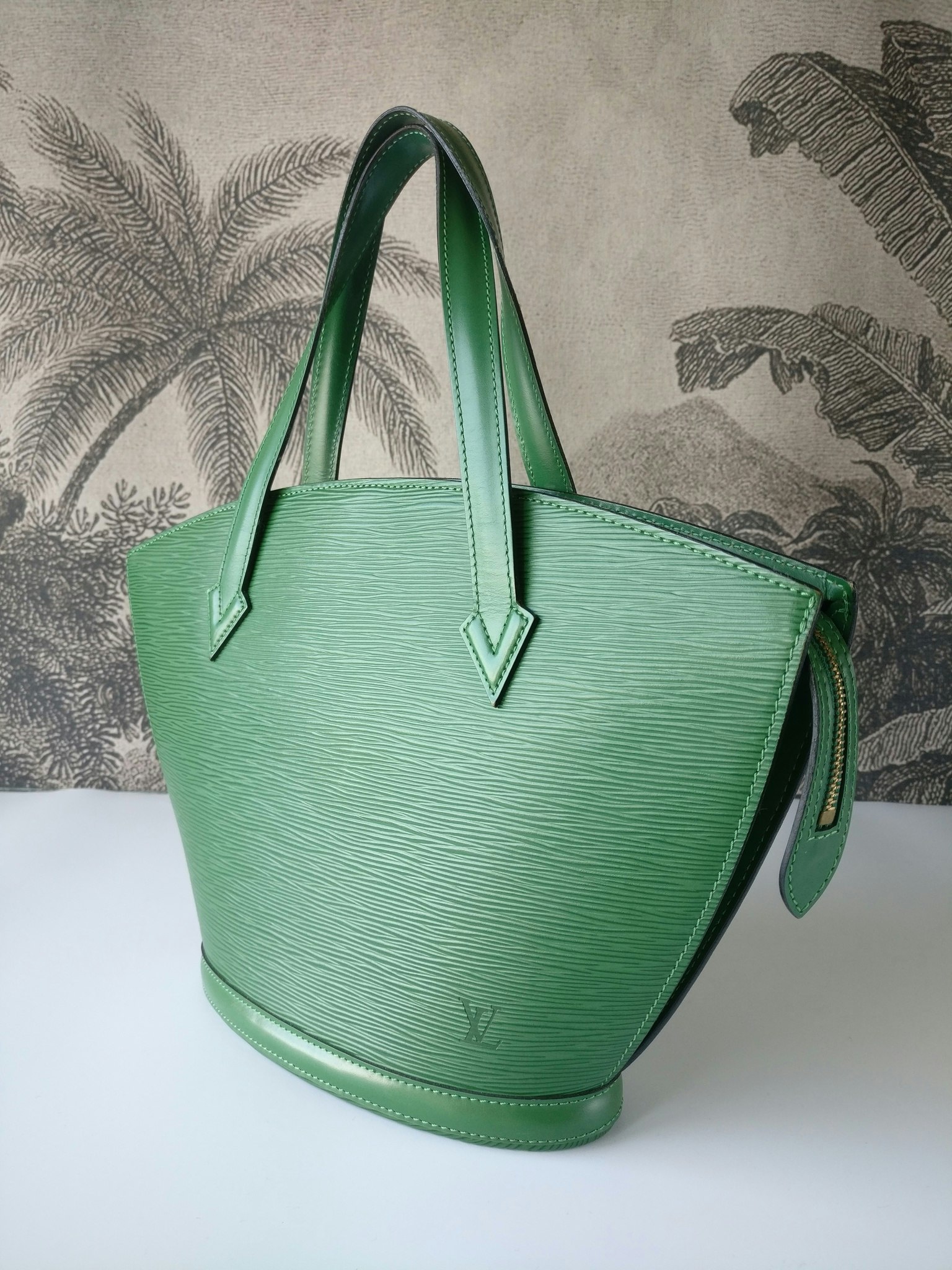 Louis Vuitton Saint Jacques Shouldere Bag Epi Green M52264 VI1906