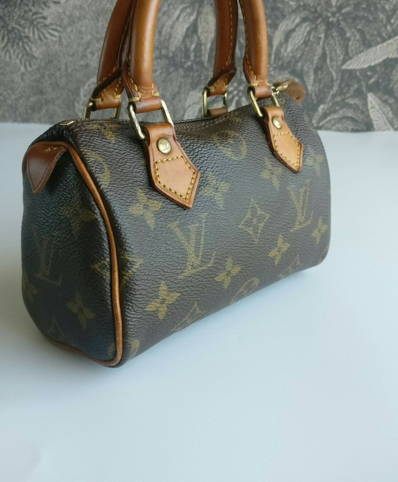 Louis Vuitton - Authenticated Nano Speedy / Mini HL Handbag - Leather Brown Plain for Women, Never Worn