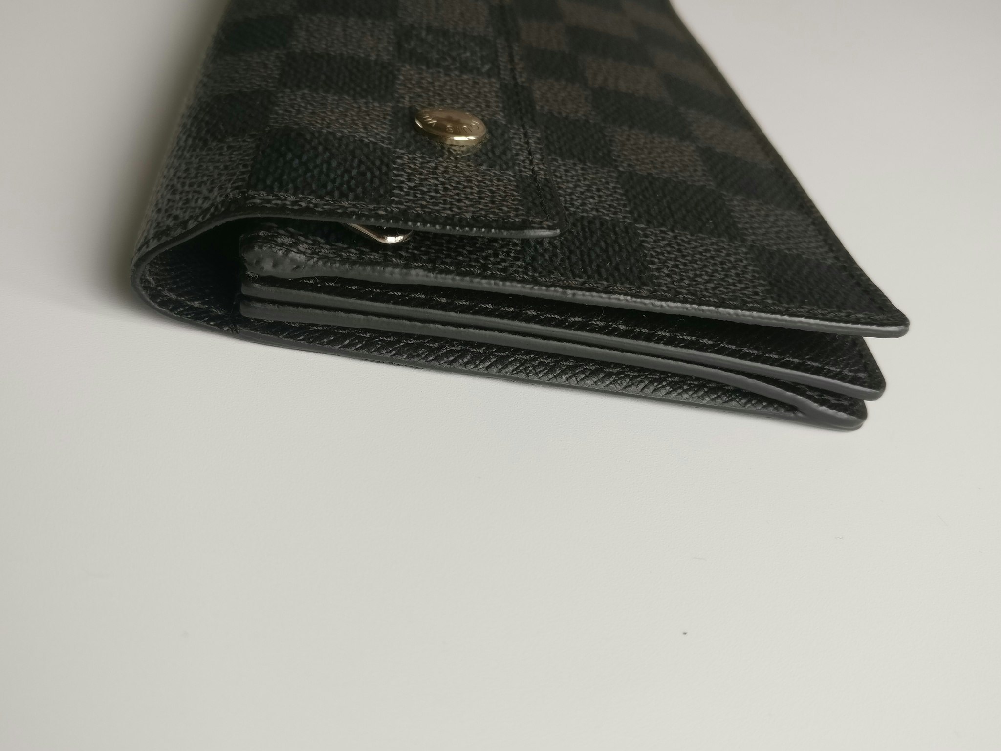 Auth Louis Vuitton Damier Graphite Portefeuille Accordion wallet
