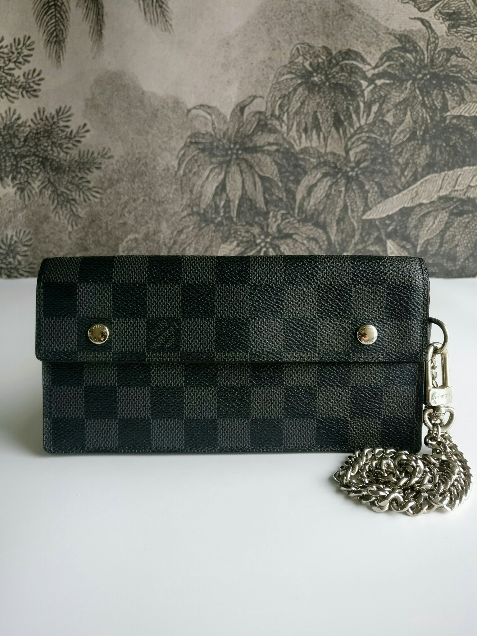 Louis Vuitton Louis Vuitton Portefeuille Accordion Black Damier