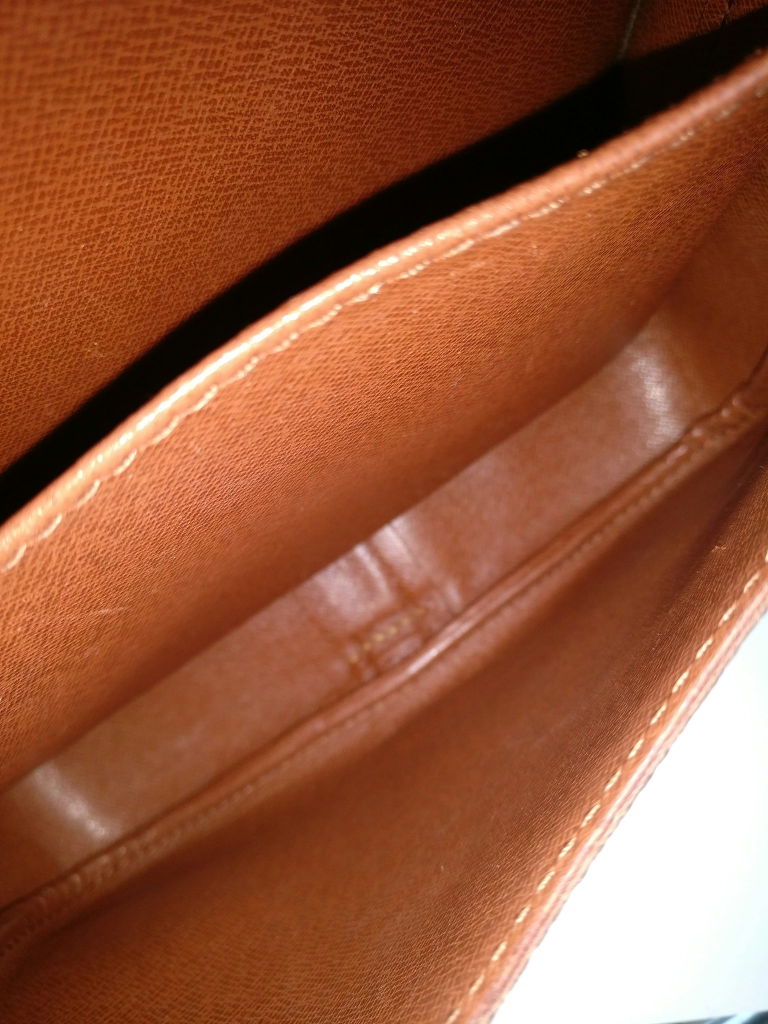 Authentic Louis Vuitton Monogram Cartouchiere MM M51253 Shoulder Cross Bag  9602F